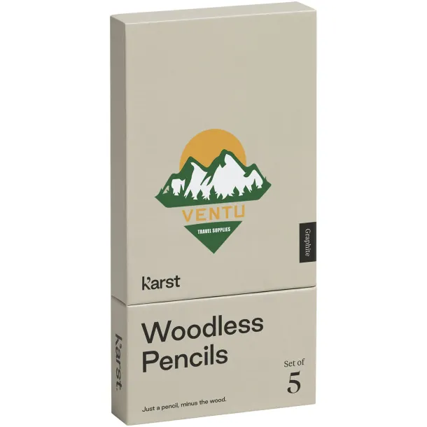 Karst® 5-pack 2B woodless graphite pencils - Karst® Grey