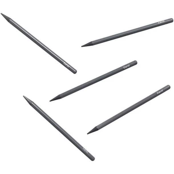 Karst® 5-pack 2B woodless graphite pencils - Karst® Grey