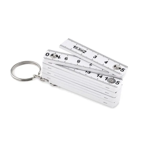 FUSTER Carpenters ruler key ring 50cm White