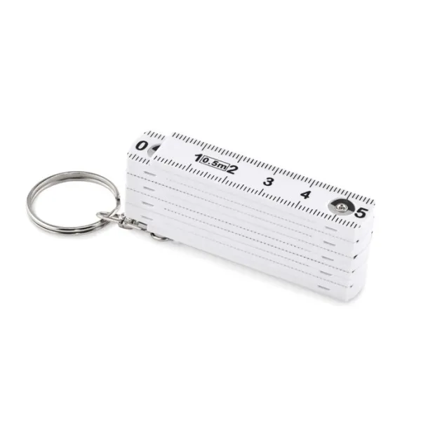 FUSTER Carpenters ruler key ring 50cm White