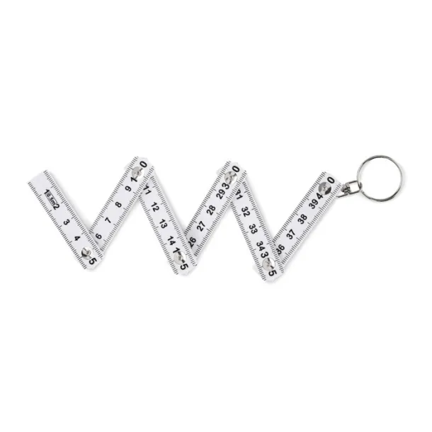 FUSTER Carpenters ruler key ring 50cm White