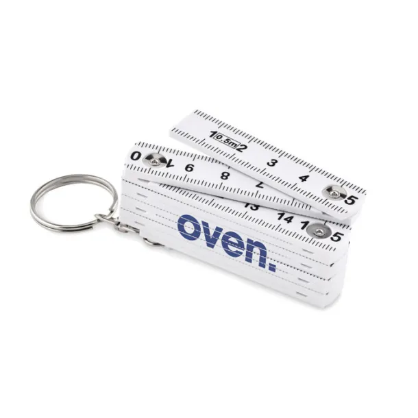 FUSTER Carpenters ruler key ring 50cm White