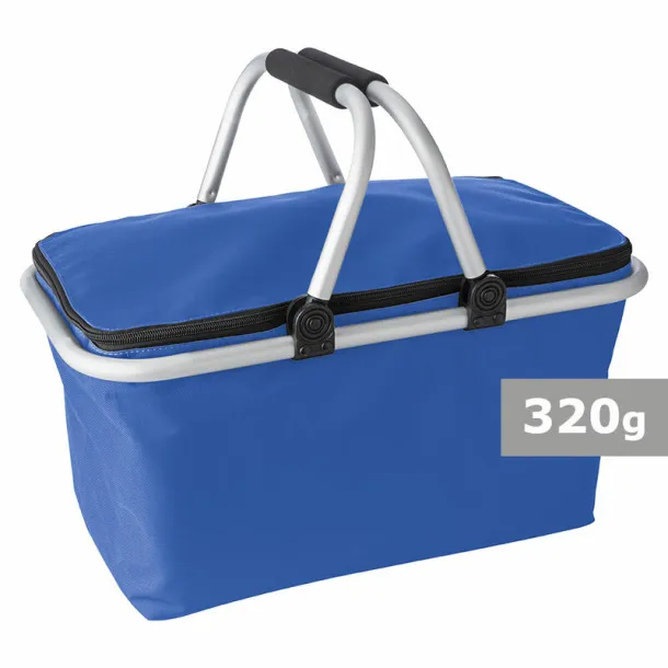  Foldable shopping basket, cooler bag Plava