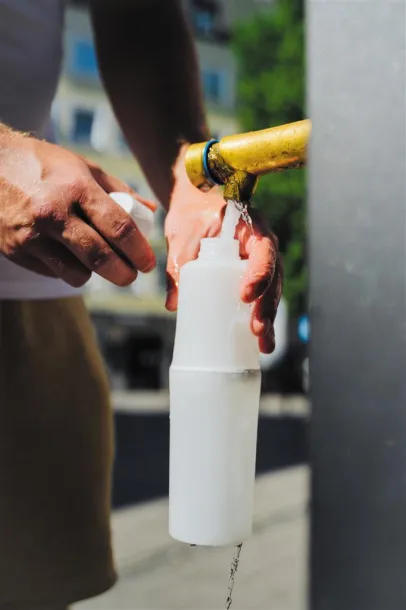  Organska BE O boca za vodu, izrađena u EU, 500ml - BE O Lifestyle Bijela