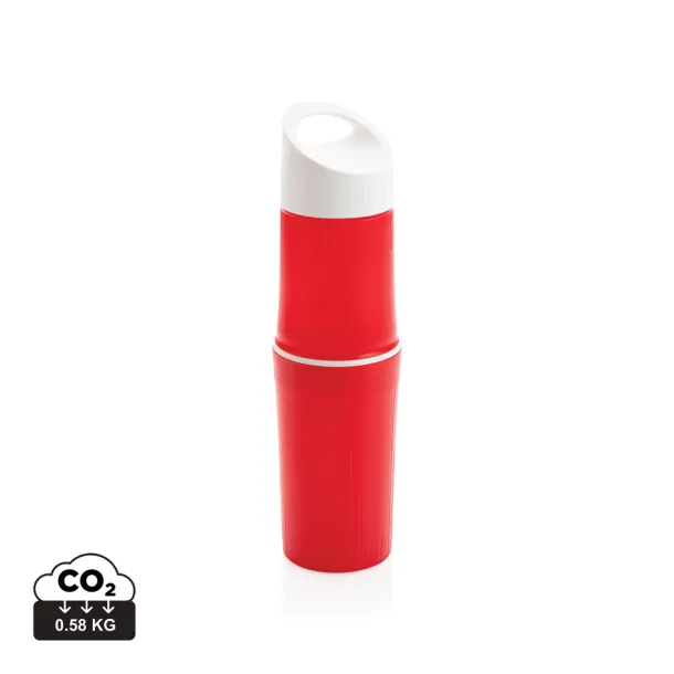  Organska BE O boca za vodu, izrađena u EU, 500ml - BE O Lifestyle Crvena