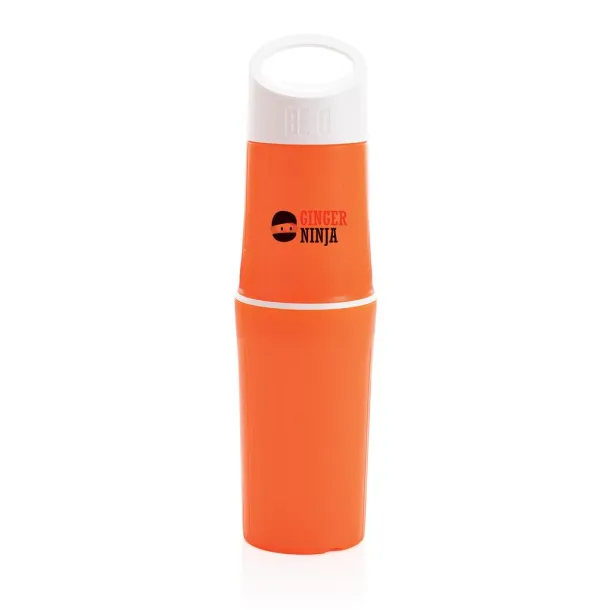  BE O Bottle, Organic Water Bottle, Made In EU - BE O Lifestyle Orange