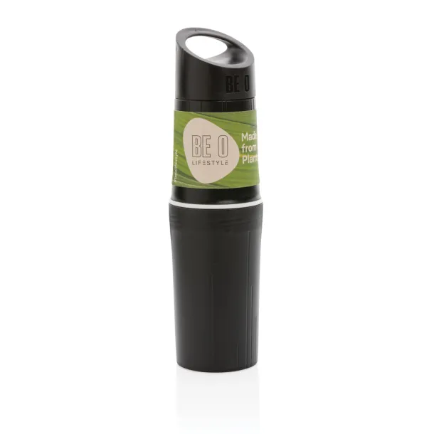  Organska BE O boca za vodu, izrađena u EU, 500ml - BE O Lifestyle Crna 