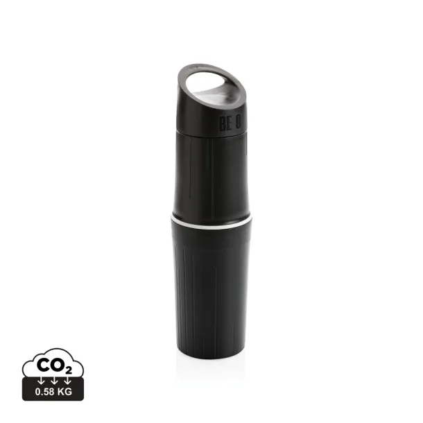  Organska BE O boca za vodu, izrađena u EU, 500ml - BE O Lifestyle Crna 