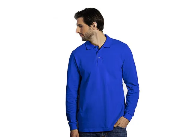 GATOR long sleeve polo shirt - EXPLODE Royal blue