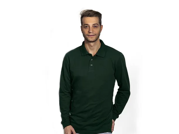 GATOR Muška polo majica dugih rukava, 200g/m2 - EXPLODE Zelena