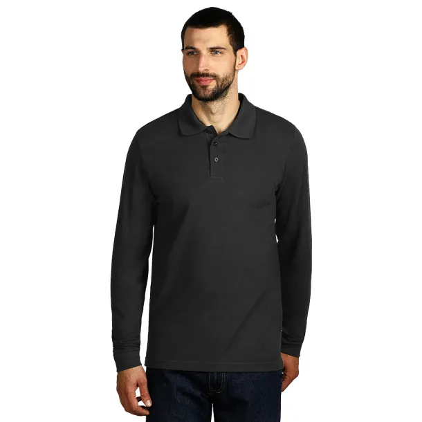 GATOR long sleeve polo shirt - EXPLODE Dark gray