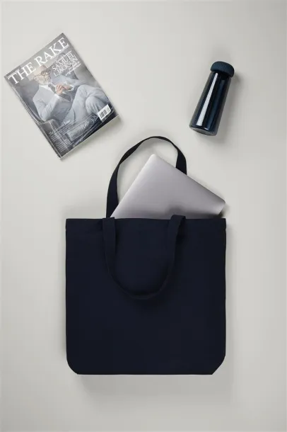  VINGA Hilo AWARE™ recycled canvas tote bag - Vinga navy