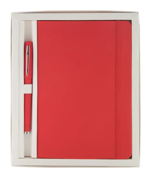 Setpuk notebook set Red