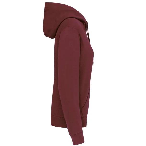  LADIES’ HOODED SWEATSHIRT - Kariban Wine