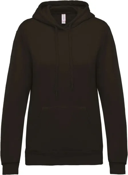  LADIES’ HOODED SWEATSHIRT - Kariban Tamno siva