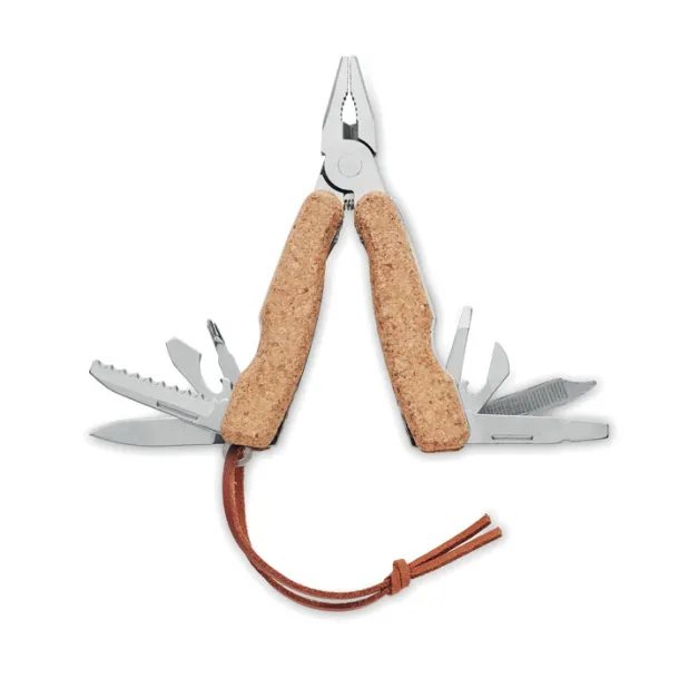 PLIERKORK Multi tool pocket knife cork Beige