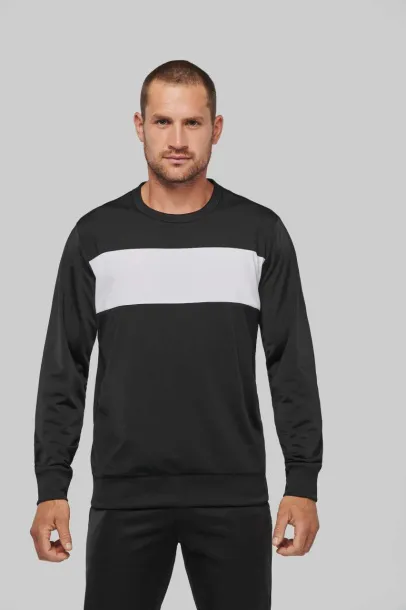  POLYESTER SWEATSHIRT - 210 g/m² - Proact Black White