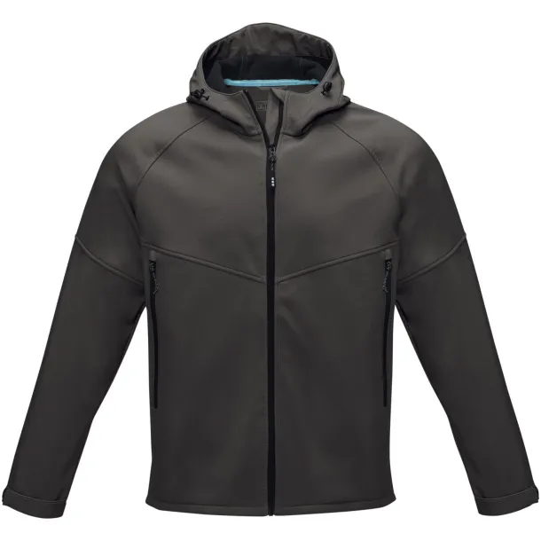 Coltan men’s GRS recycled softshell jacket - Elevate NXT Storm grey