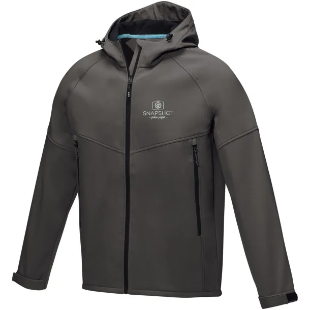 Coltan men’s GRS recycled softshell jacket - Elevate NXT Storm grey