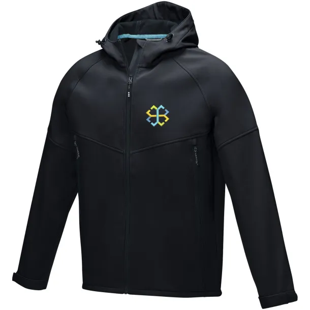 Coltan muška GRS reciklirana softshell jakna - Elevate NXT Crna