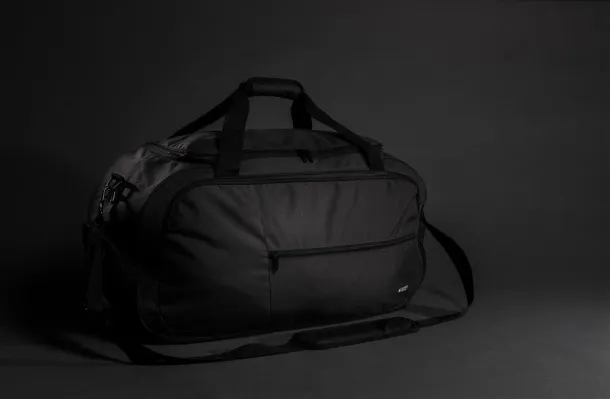  Swiss Peak AWARE™ RPET sports duffle - Swiss Peak Black 