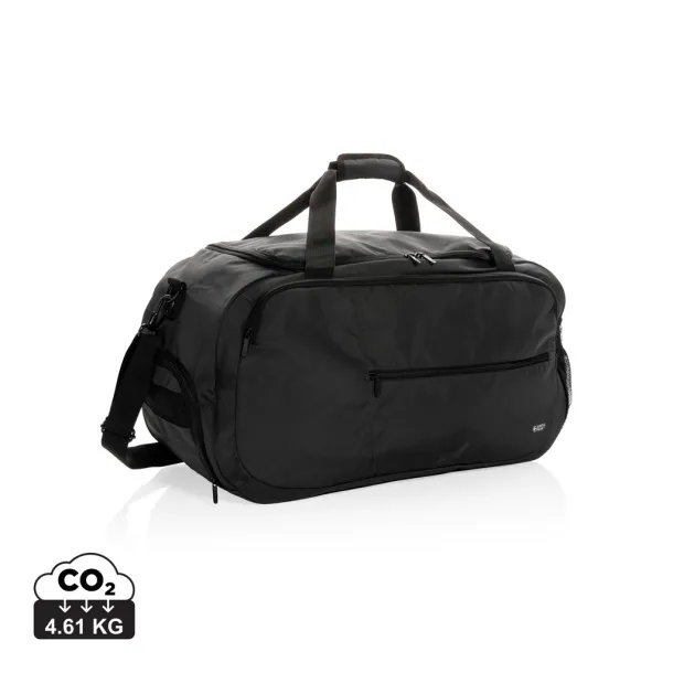  Swiss Peak AWARE™ RPET sports duffle - Swiss Peak Black 