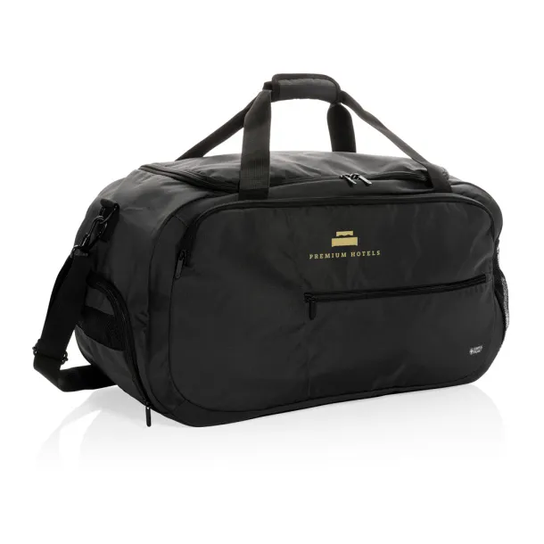  Swiss Peak AWARE™ RPET sports duffle - Swiss Peak Black 