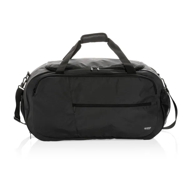  Swiss Peak AWARE™ RPET sports duffle - Swiss Peak Black 