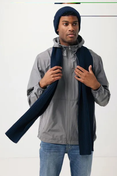  Impact AWARE™ Polylana® pleteni šal 180x25cm - XD Collection navy