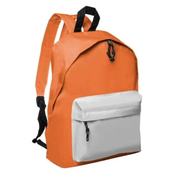  Backpack white orange