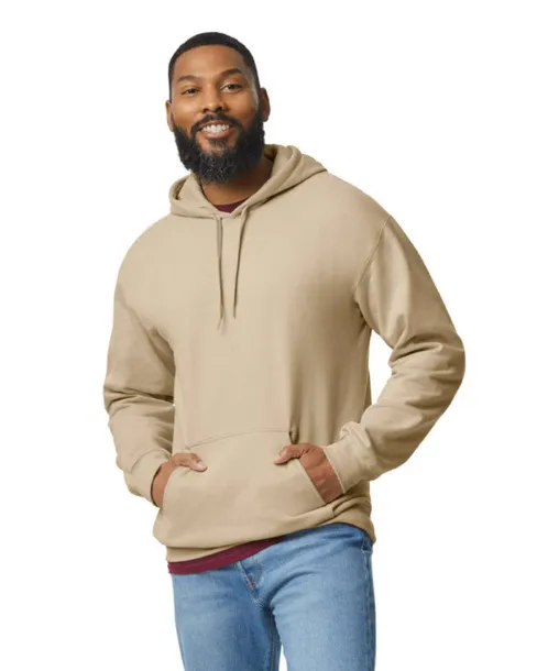  Softstyle® midweight flis unisex hoodie, 285 g/m² - Gildan Sand