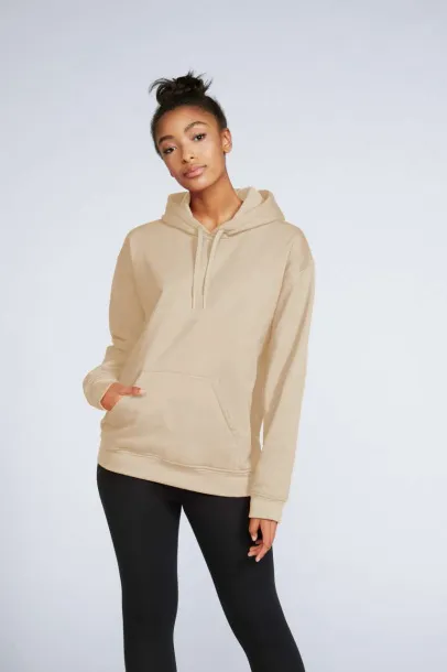  Softstyle® midweight flis unisex hoodie, 285 g/m² - Gildan Sand
