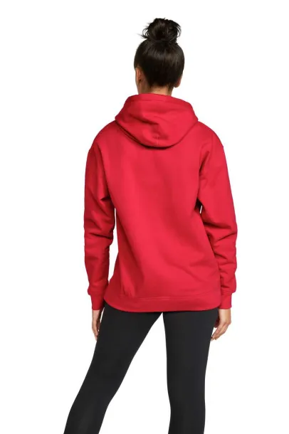  Softstyle® midweight flis unisex hoodie, 285 g/m² - Gildan Crvena