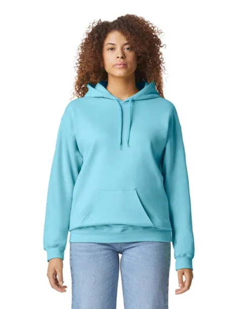  Softstyle® midweight flis unisex hoodie, 285 g/m² - Gildan Sky