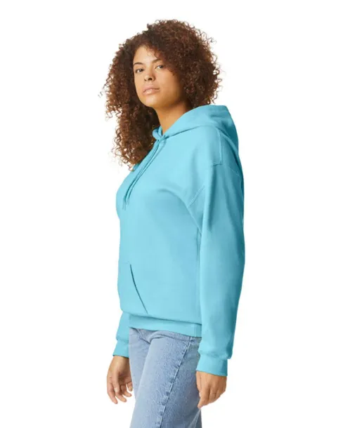  Softstyle® midweight flis unisex hoodie, 285 g/m² - Gildan Sky