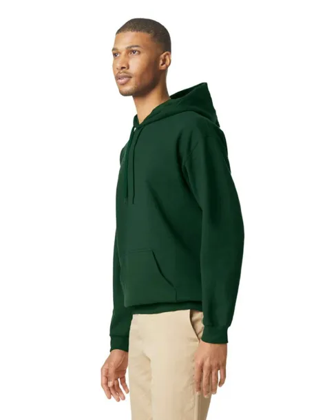  Softstyle® midweight flis unisex hoodie, 285 g/m² - Gildan Šumski zelena
