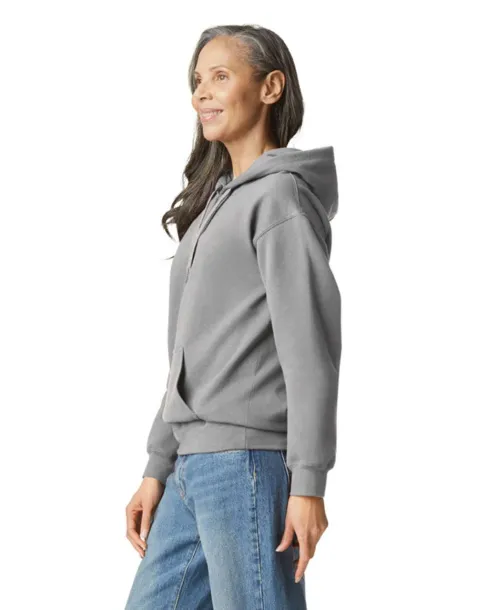  Softstyle® midweight flis unisex hoodie, 285 g/m² - Gildan Cement