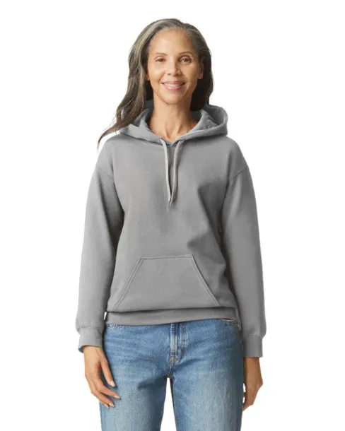  Softstyle® midweight flis unisex hoodie, 285 g/m² - Gildan Cement