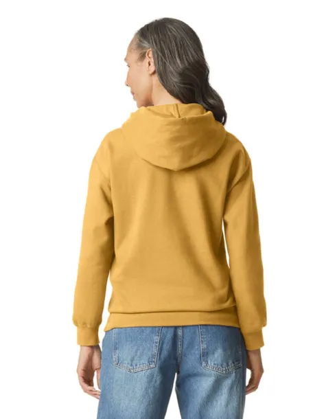 Softstyle® midweight flis unisex hoodie, 285 g/m² - Gildan Mustard