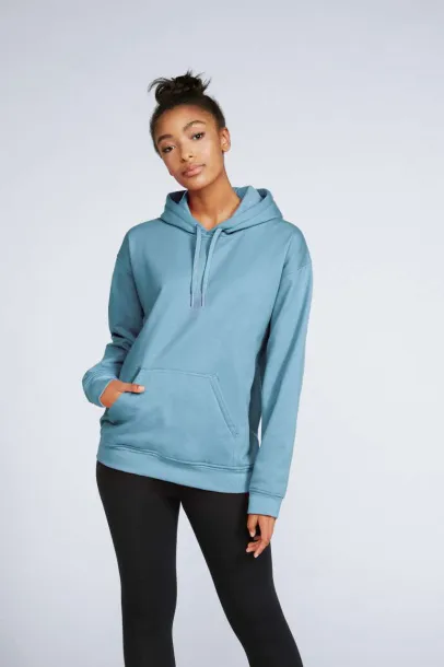 Softstyle® midweight flis unisex hoodie, 285 g/m² - Gildan Stone Blue