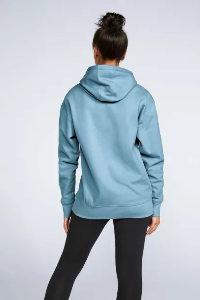  Softstyle® midweight flis unisex hoodie, 285 g/m² - Gildan Stone Blue