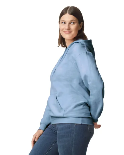  Softstyle® midweight flis unisex hoodie, 285 g/m² - Gildan Stone Blue