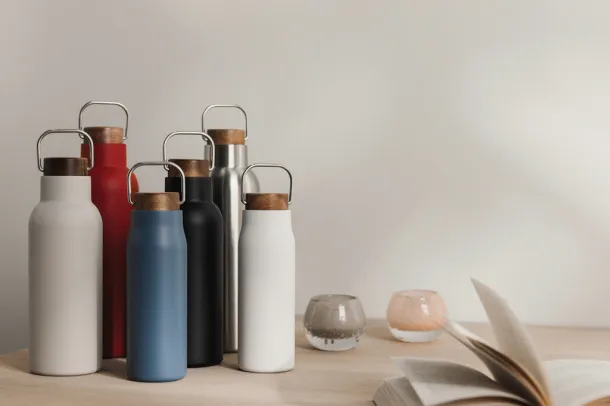  VINGA Ciro RCS recycled vacuum bottle 580 ML - Vinga beige