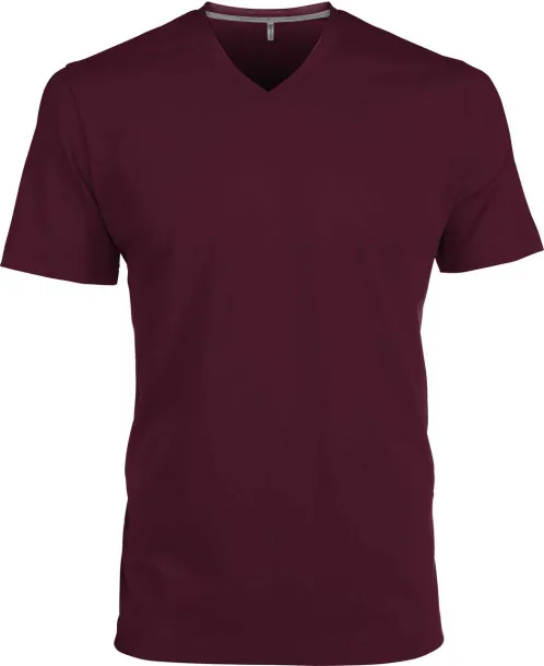  MEN'S SHORT-SLEEVED V-NECK T-SHIRT - Kariban Wine