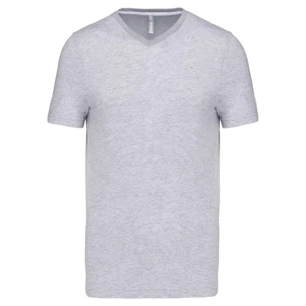  MEN'S SHORT-SLEEVED V-NECK T-SHIRT - Kariban Oxford Grey