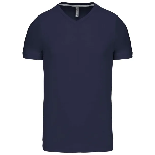  MEN'S SHORT-SLEEVED V-NECK T-SHIRT - Kariban Navy