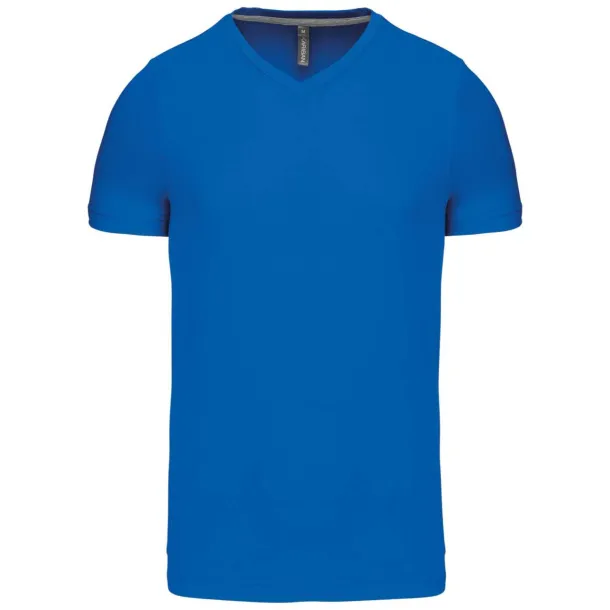  MEN'S SHORT-SLEEVED V-NECK T-SHIRT - Kariban Light Royal Blue