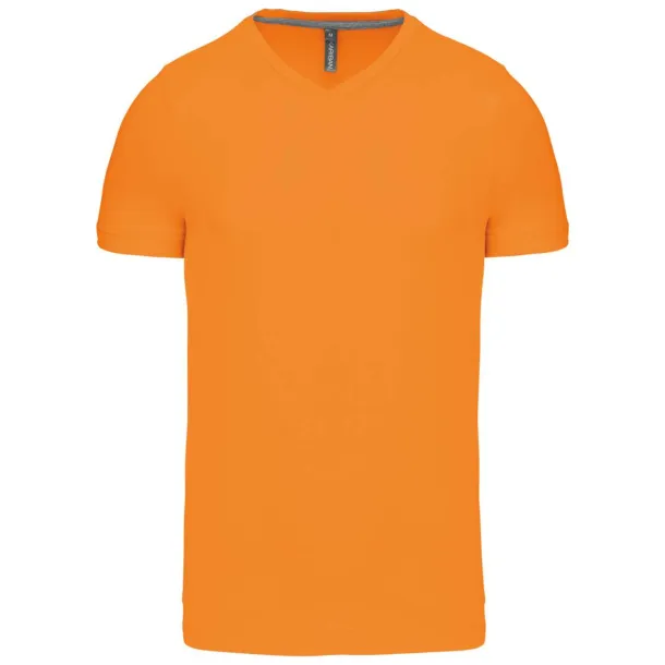  MEN'S SHORT-SLEEVED V-NECK T-SHIRT - Kariban Orange