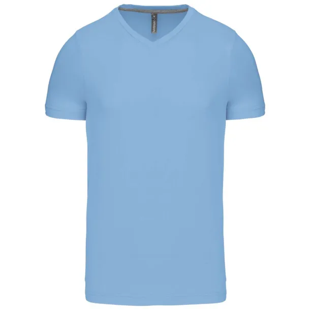  MEN'S SHORT-SLEEVED V-NECK T-SHIRT - Kariban Sky blue