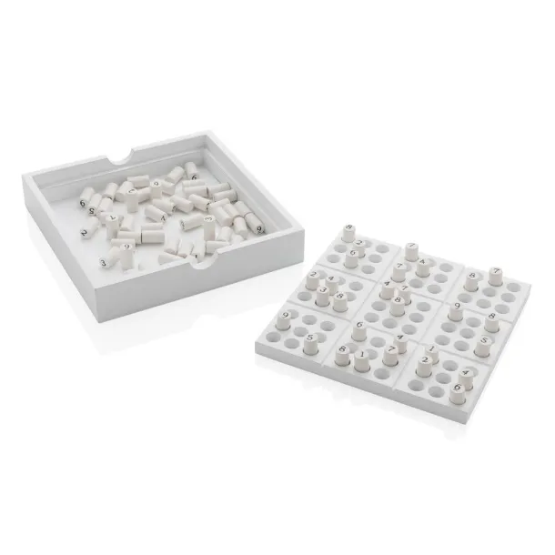  FSC® wooden Sudoku game - XD Collection White 